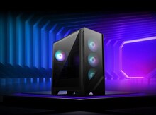 MSI Gaming Case MAG FORGE 321R AIRFLOW ATX, Front: 3x 120mm A-RGB Fan Rear: 1x 120mm A-RGB Fan, 2xU