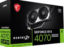 MSI RTX 4070 SUPER Ventus 2X OC 12GB GDDR6X | Yeni | 
