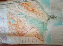 Azərbaycan SSR xəritəsi(1988)