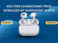 KSC-1108 CHANGJIANG true wireless BT earphone white