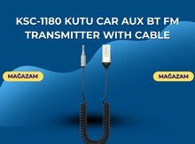 KSC-1180 KUTU car AUX BT FM transmitter with cable