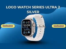 Logo Watch Series ultra 2 silver