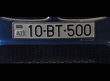 Avtomobil qeydiyyat nişanı - 10-BT-500