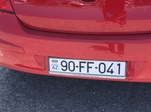 Avtomobil qeydiyyat nişanı - 90-FF-041