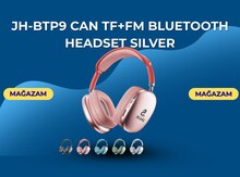 JH-BTP9 Can TF+FM Bluetooth headset silver