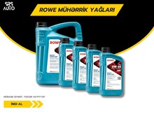 Mühərrik və transmissiya yağları "ROWE" 