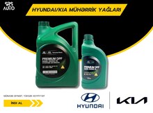 "Hyundai, Kia" mühərrik və transmissiya yağları 