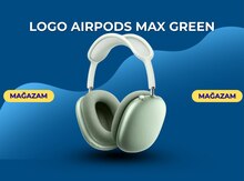 Logo Airpods Max green