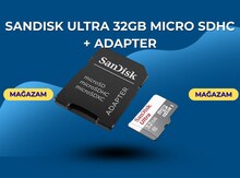 Sandisk Ultra 32GB Micro Sdhc + adapter