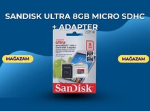 Sandisk Ultra 8GB Micro Sdhc + adapter