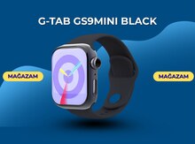 "G-tab Gs9Mini black" smart qol saatı