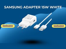 "Samsung" adapter white 15w 