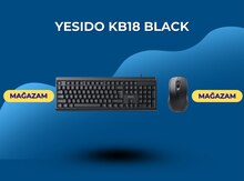 Klaviatura "Yesido KB18 black"
