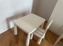 Uşaq masası və oturacağı