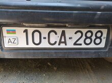 Avtomobil qeydiyyat nişanı - 10-CA-288
