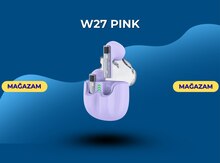 Bluetooth qulaqlıq "W27 pink"