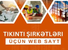 Tikinti şirkətləri üçün web sayt hazırlanması