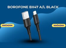 Kabel "Borofone BX47 A/L black'