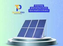 Günəş panellərinin quraşdırılması