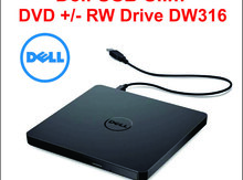 Externall DVD "Dell USB Slim DVD +/- RW Drive - DW316"