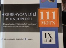 Azərbaycan dili mətn toplusu