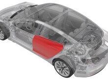 "Tesla" sol arxa qapısı