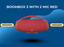 BoomBox 3 with 2 mic red