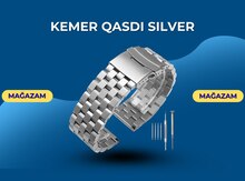 Qaşlı kəmər silver
