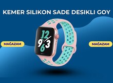 Sadə deşikli silikon göy kəmər