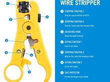 Elektrik, Lan, Koaksial Kabel Soyma Aləti (UTP STP RG59 RG6 RG7 RG11)