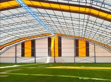 Açıq və qapalı futbol stadionu qurğuları