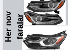 "Chevrolet Equinox, Trax, Malibu, Cruze" faraları