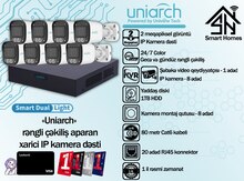 UNV Uniarch səkkizli IP kamera dəsti