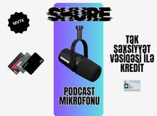 Podcast mikrofonu "Shure MV7X"