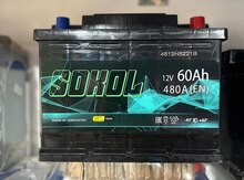 Akkumulyator "Sokol" 60Ah