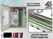 "Europower" 12VDC Channel power supply box