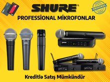 "Shure" mikrofonları