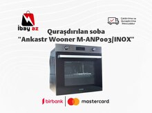 Quraşdırılan soba "Ankastr Wooner  M-ANP003/INOX"