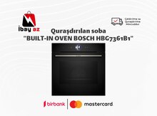 Quraşdırılan soba "BUILT-IN OVEN BOSCH HBG7361B1"