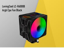 Argb CPU Fan "LovingCool LC-R6000B Black"
