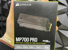 SSD "Corsair MP700 Pro + Air Cooler, 2TB NVMe 12400MB/san"