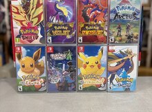 nintendo switch "Pokemon" oyun diskləri