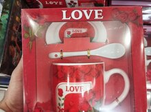 "Love" hədiyyəlik fincalar