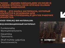 POLYWOOD yeni nəsil dəzgahlar üçün material