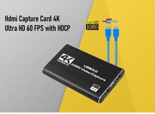 HDMI Capture Card 4K Ultra HD 60 FPS with HDCP