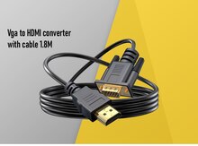 Konvertor VGA to HDMI  1.8M kabel + Sound
