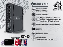 Router MikroTik Wi-Fi 6 AP PoE hAP ax²