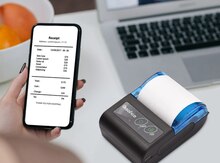Daşınabilən Thermal çek printer Bluetooth/USB
