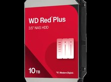 Sərt disk WD 3.5" SATA 3.0 10TB 7200 512MB Red Plus NAS (WD100EFGX-SPCPLN0)