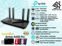 TP-Link AX3000 Gigabit Wi-Fi 6 router Archer AX55 Pro